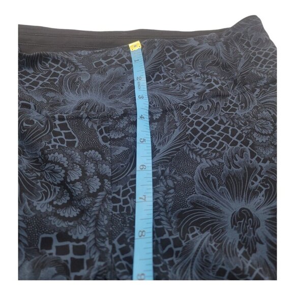 Lululemon Pants Women 10 Run On Tight 25" in Nouveau Mach Blue Black Athleisure - Picture 5 of 8